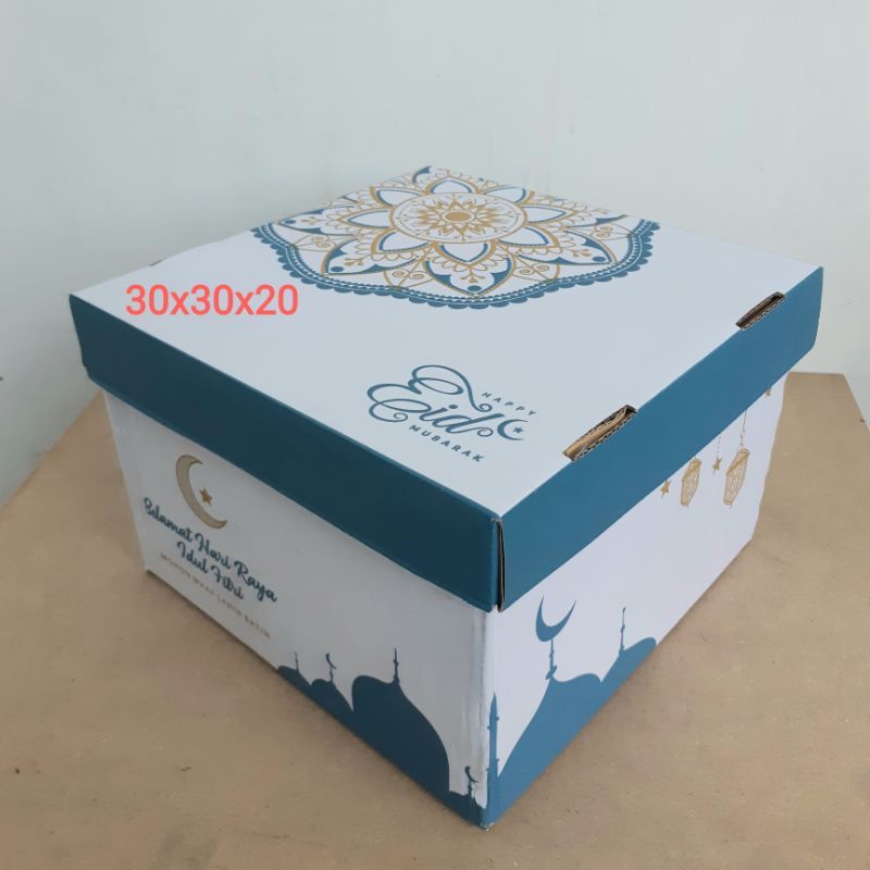 kardus hampers eid lebaran idulfitri set topbox |kardus parcell box