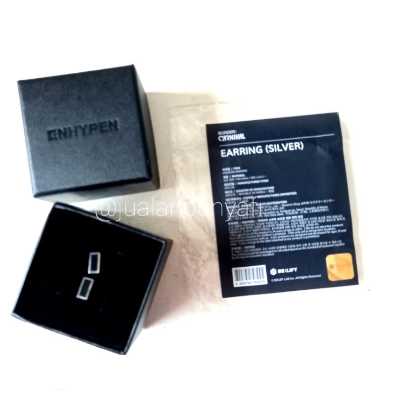 [BOOKED] EARRING ENHYPEN UNIFORM BDC
