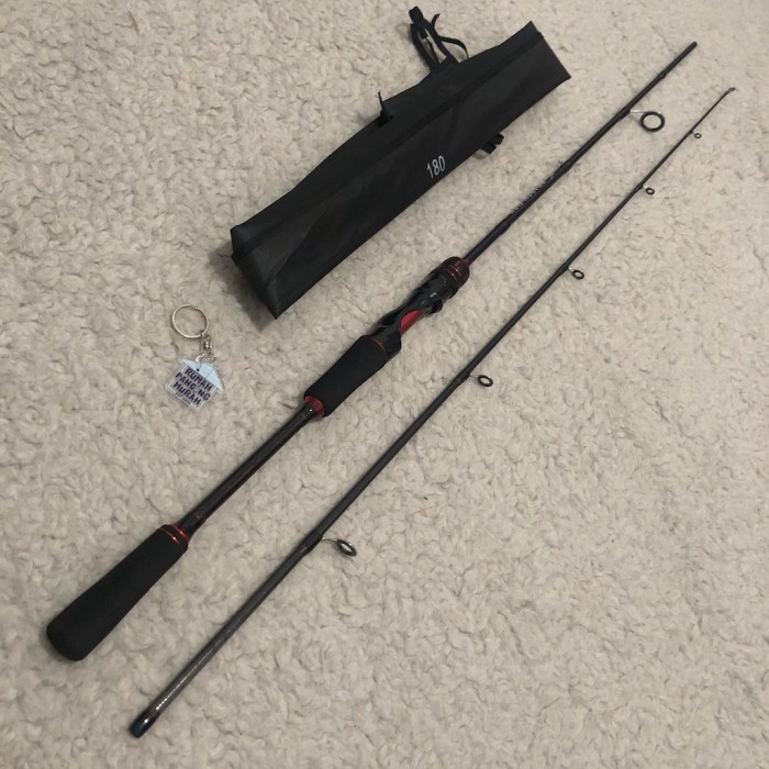 Joran Pancing DRAGON FISH Spinning 180cm Joran Carbon Pancingan Murah