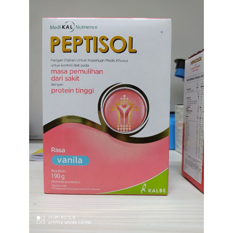 

Peptisol Vanilla 190 Gram