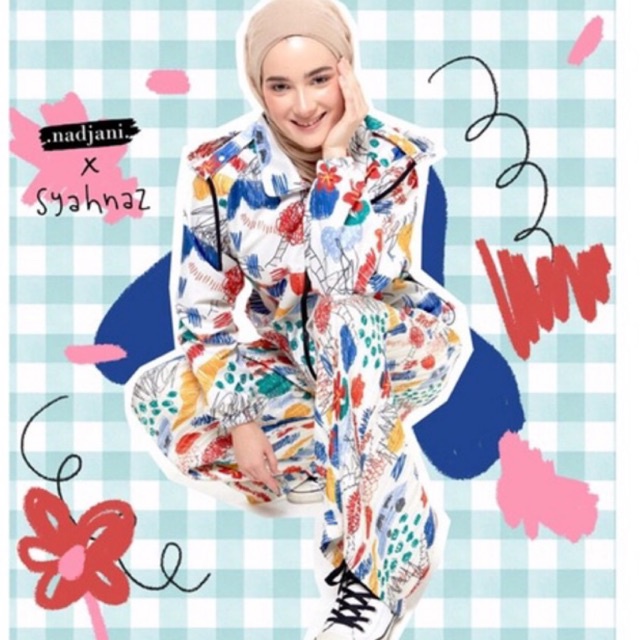 NADJANI X SYAHNAZ | AIKO JACKET WHITE X SYAHNAZ | NADJANI READY STOCK