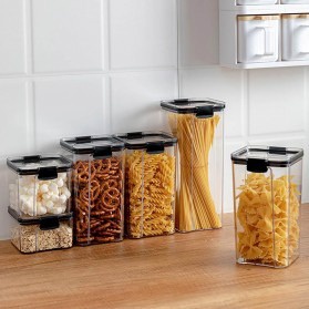 Toples Wadah Penyimpanan Makanan Food Storage Container 1800ML Chiki, Kacang Cemilan Wadah serbaguna