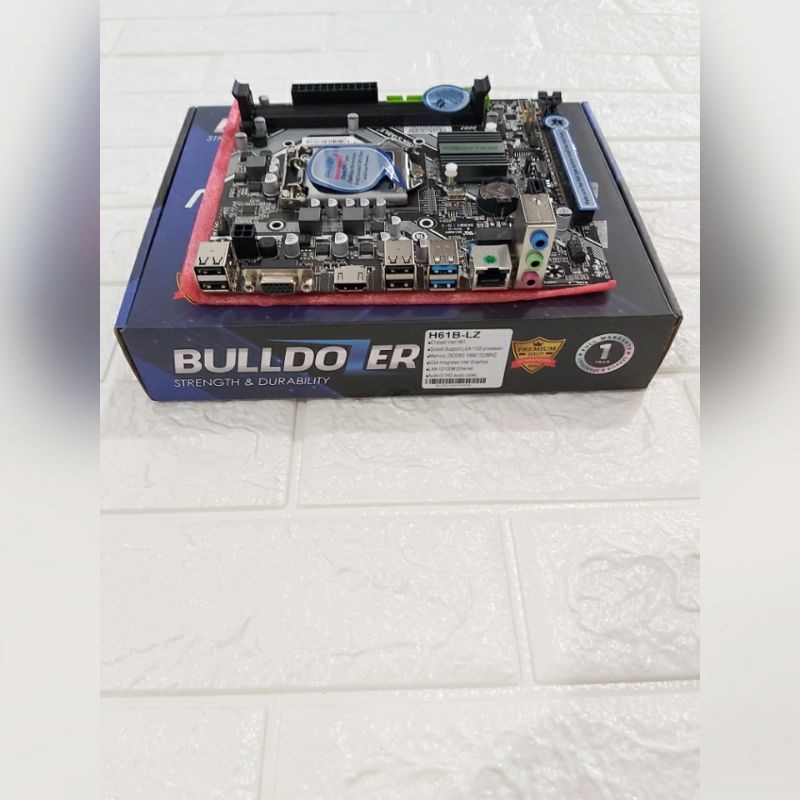 Motherboard INTEL H61 LGA1155 BULDOZER garansi RESMI Original