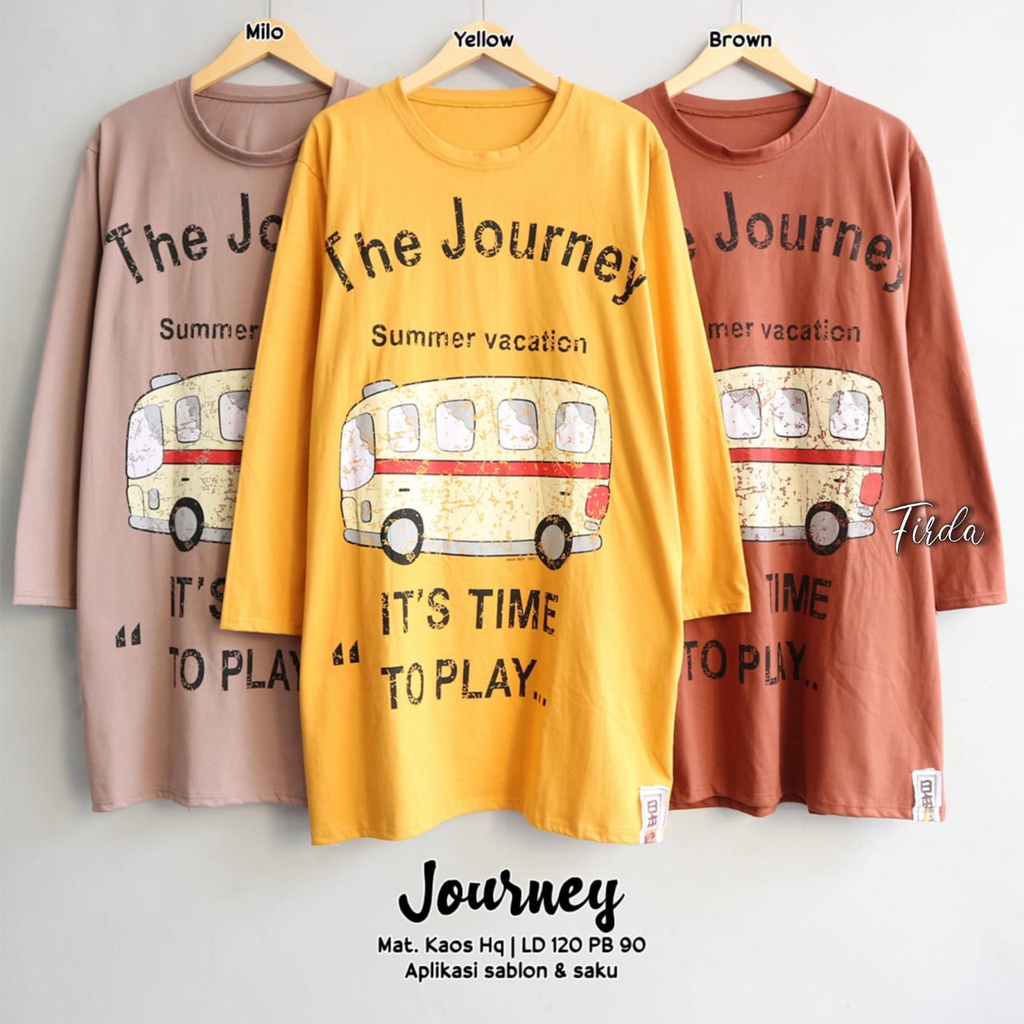Journey Blouse/Kaos/tunik/atasan wanita/baju wanita/baju Muslim