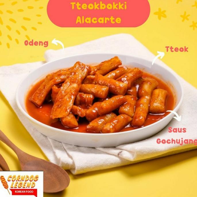 

Tteobokki Original Topokki Corndog Legend Halal Korean Frozen Food
