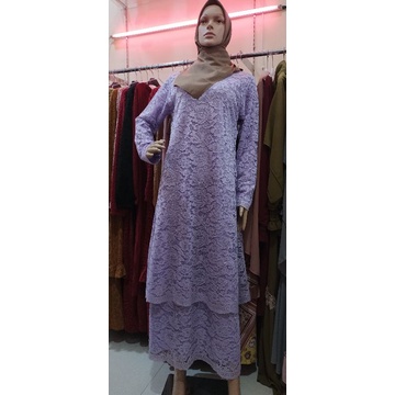 gamis malaysia borkat lilac