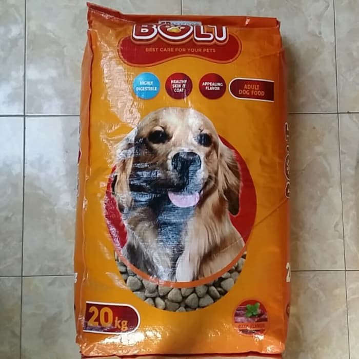 Jual Dog Food BOLT Adult Beef 20 Kg 20kg Anjing Kemasan Orange Butir