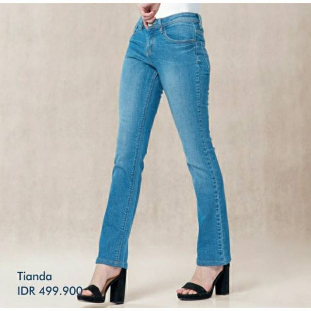 Celana jeans c2 model bootcut/cutbray