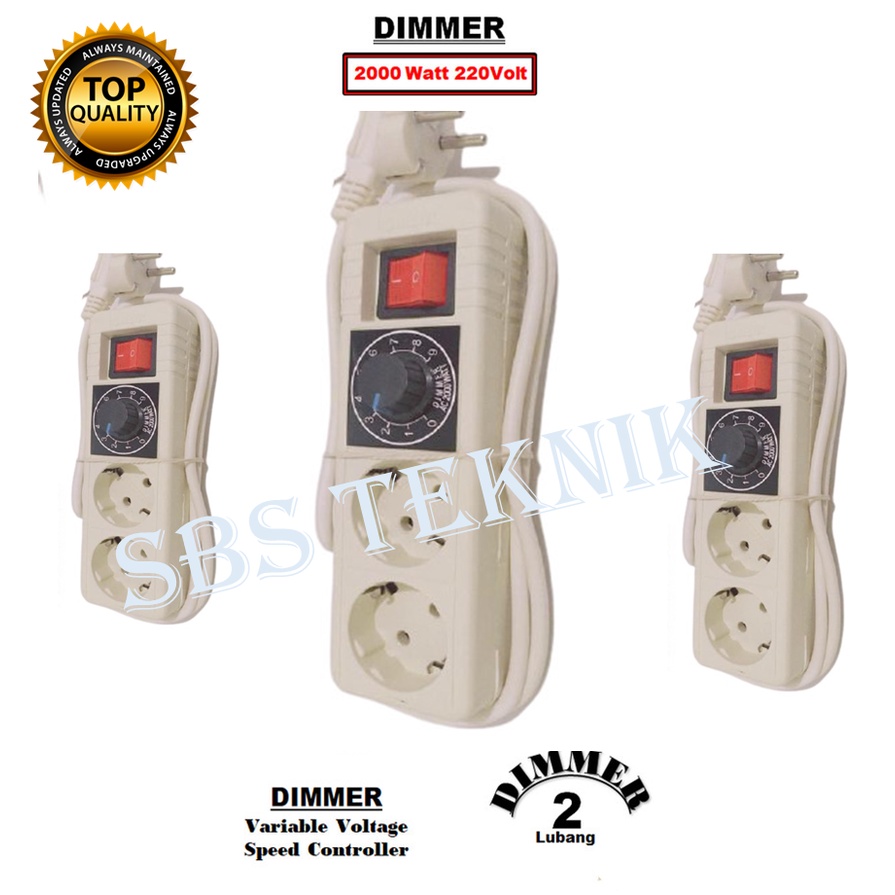 Dimmer Pengatur Kecepatan Putaran Gerinda Bor Dinamo Lampu Kipas Dimer