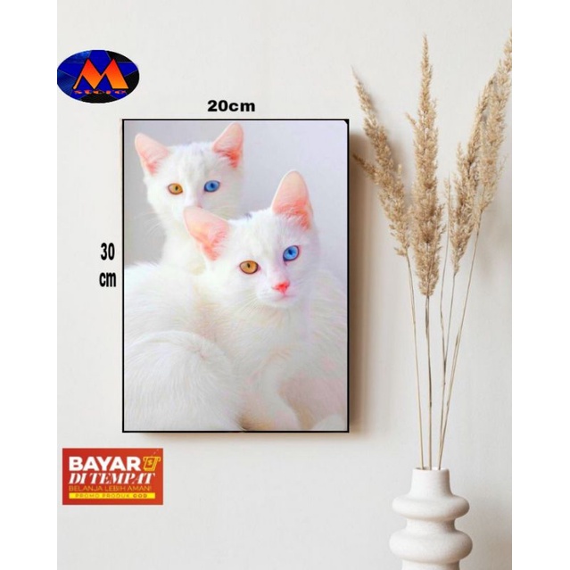 HIASAN DINDING TEMA KUCING/POSTER KAYU GAMBAR KUCING/PAJANGAN DINDING RUMAH/WALLDECOR