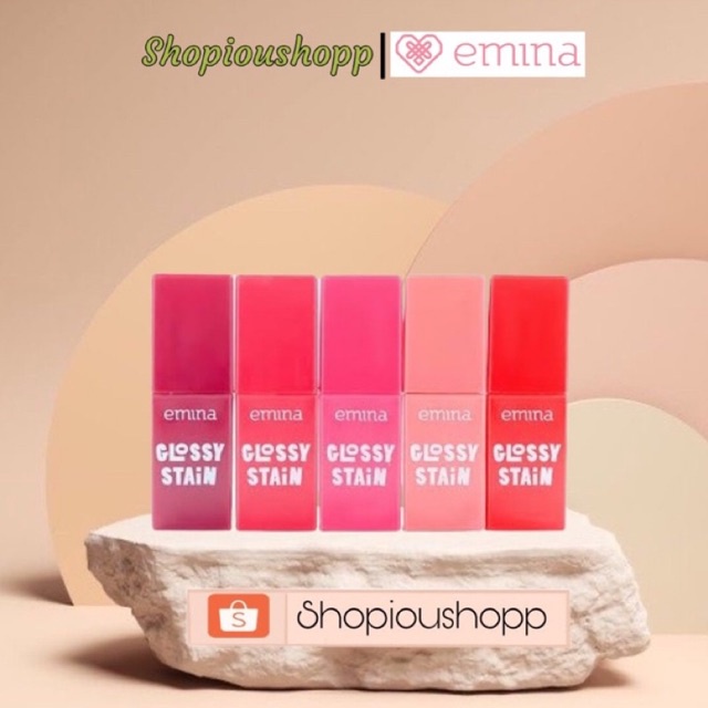 Jual Emina Glossy Stain 3gr Lip Tint Gloss Shopee Indonesia