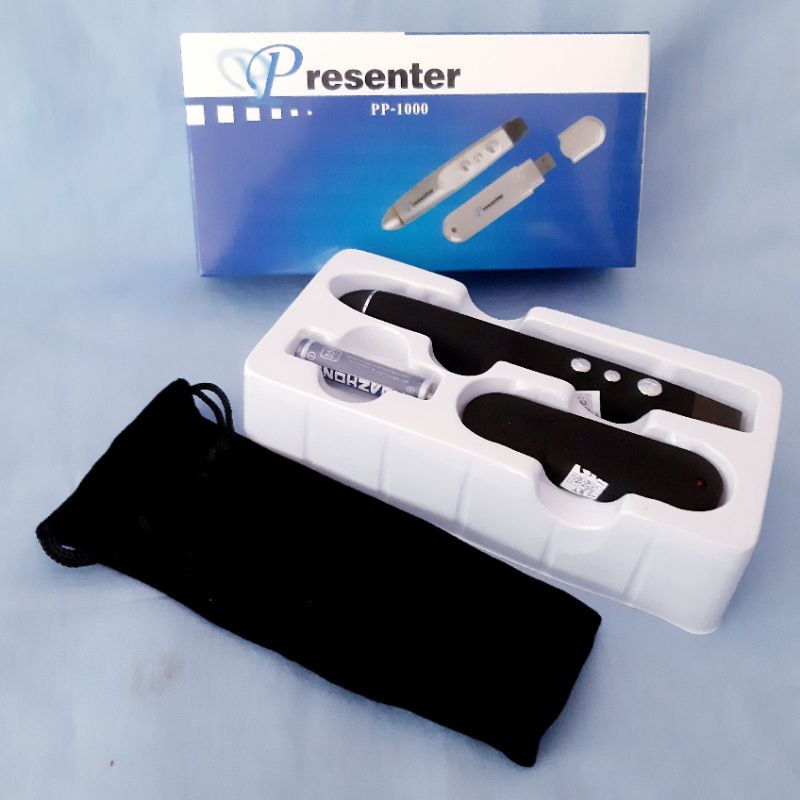 POINTER LASER PRESENTER, WIRELESS LASER POINTER PRESENTER PP 1000