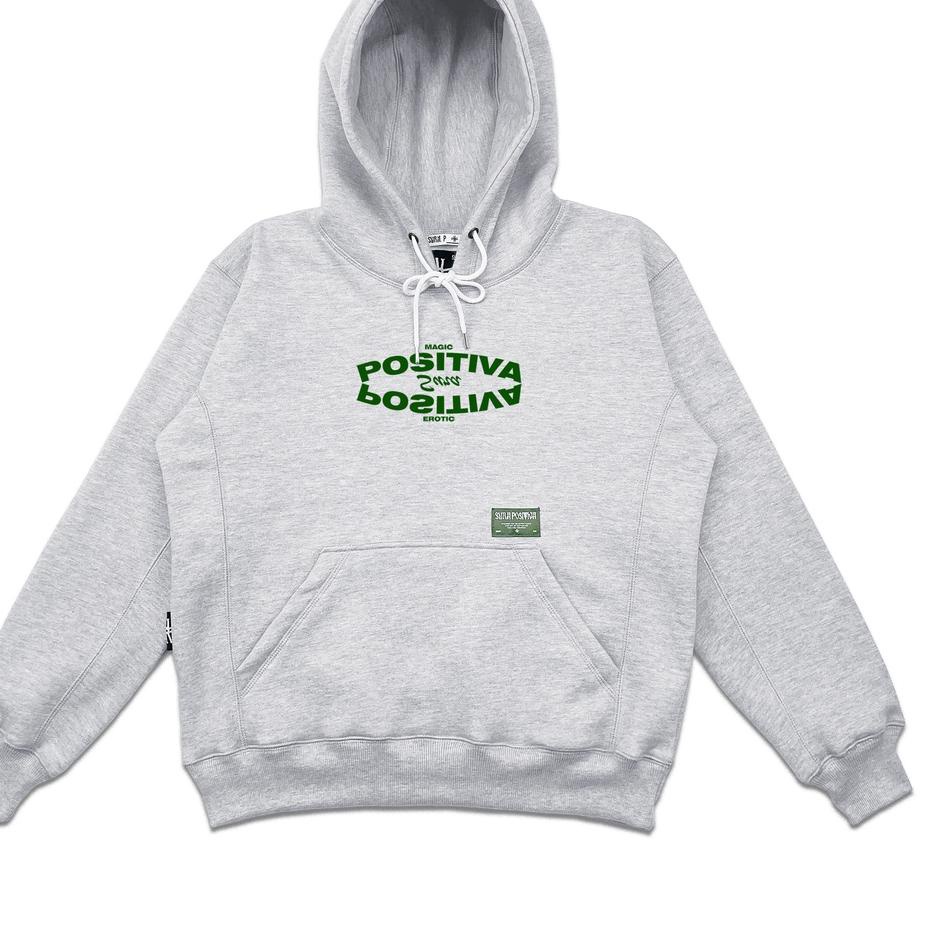 Penjualan Terbanyak.. Sura Positiva - Hoodie (Liamh) Abu abu Misty