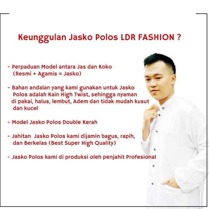Jasko polos - Jas Koko polos - Jasko polos elegant Terbaru