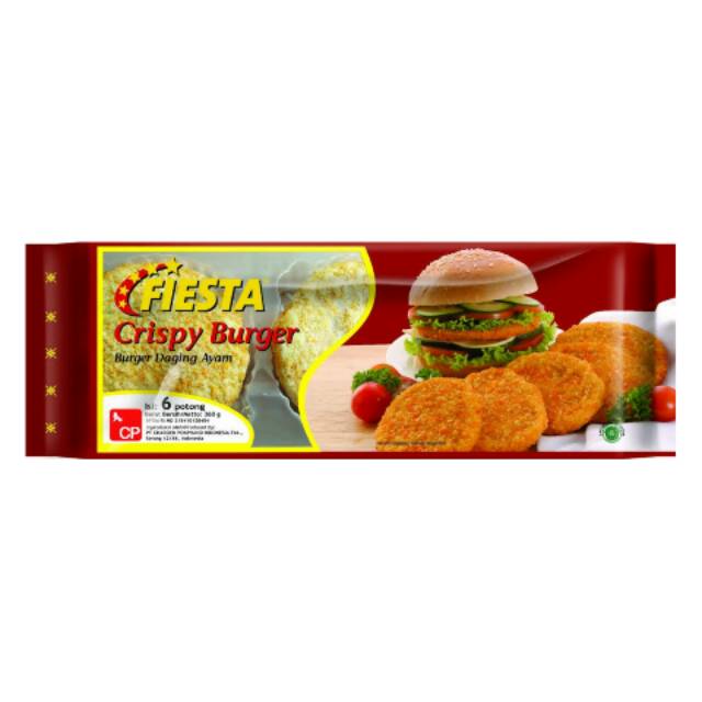 

FIESTA Crispy Burger 6 Potong - Daging Ayam Olahan