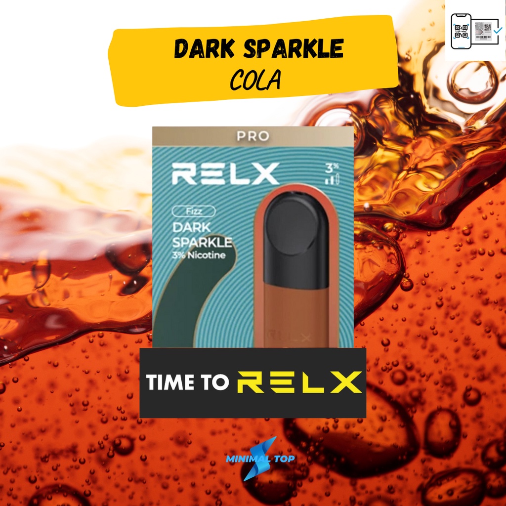 rasa cola dark sparkle flavor relx refill pod infinity essential bukan classic original