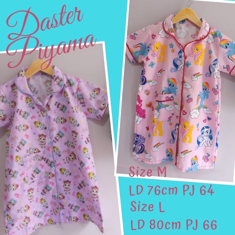 Daster baju tidur katun catra anak perempuan