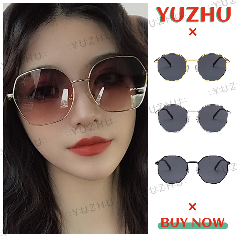 (YUZHU) COD Ready Stock Kacamata Wanita Korea Kacamata Hitam Anti UV