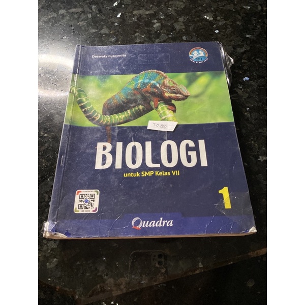 Buku Biologi kelas 7, VII, SMP, Quadra, Kurikulum 2013, Deswaty Furqonita