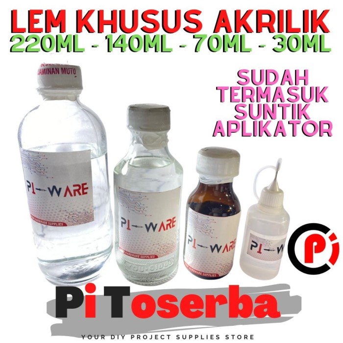 Lem Khusus Acrylic Akrilik Type Super Bonus Suntikan