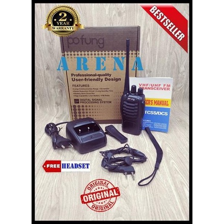 Ht Wln Pofung Bf-888S Bf888S New Edition Asli Hologram