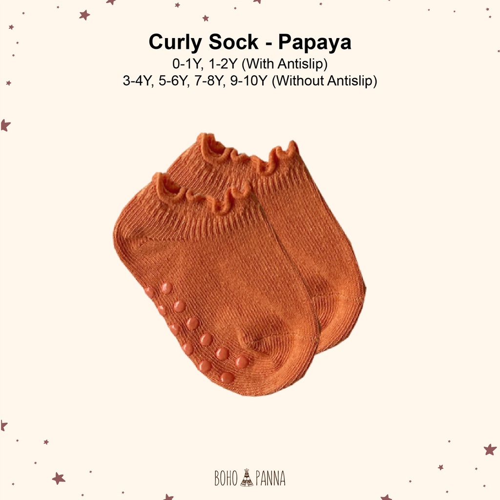 BOHOPANNA - CURLY SOCK NEW - KAOS KAKI ANAK