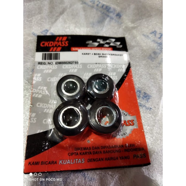 Bos shok belakang + karet grand