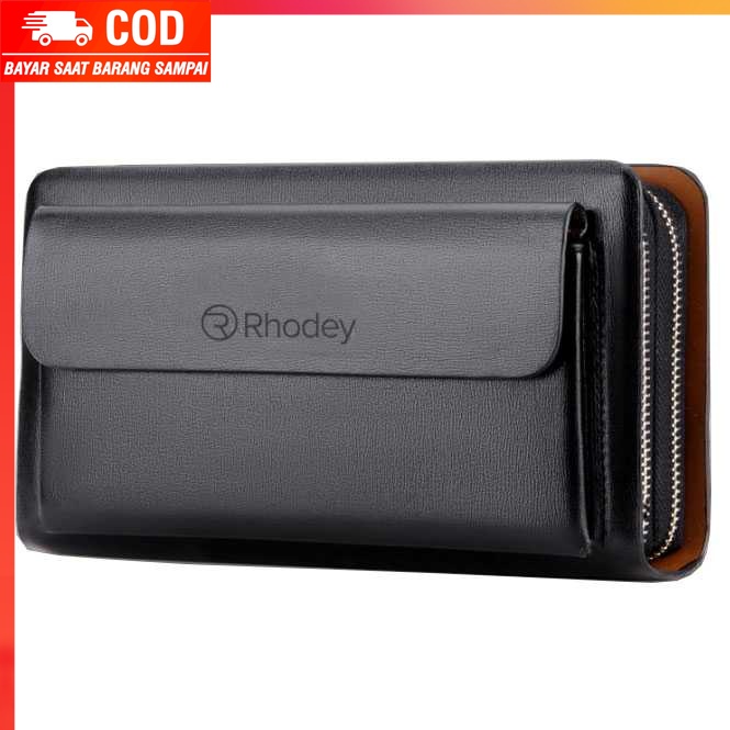 (100% BARANG ORI) Rhodey Dompet Clutch Wanita Bahan Kulit - 007