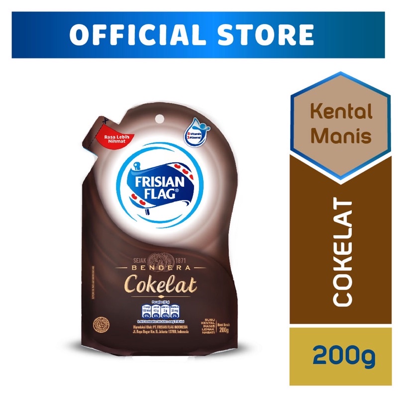 

Frisian Flag Kental manis coklat 200ml