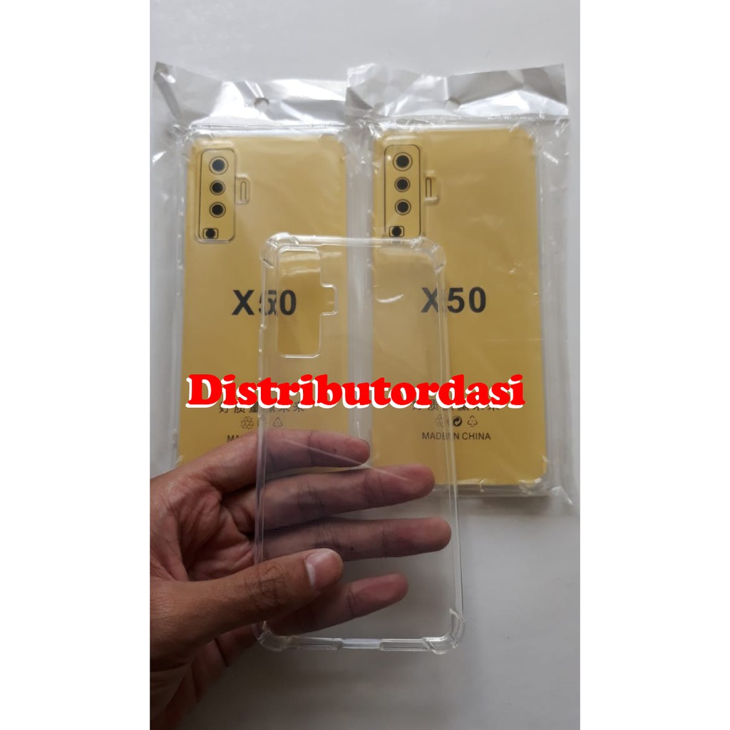 anticrack SOFTCASE CASE TPU SILIKON CASING vivo x50 ready stok