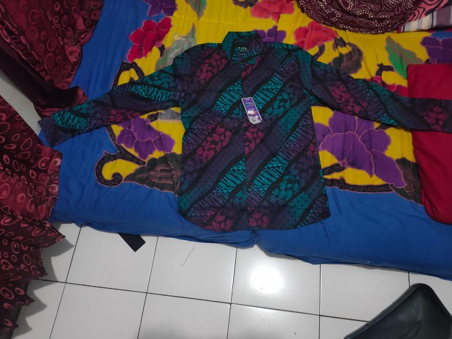 Kemeja Batik Songket Tangan Panjang Pria Bisa Bayar Ditempat Cod