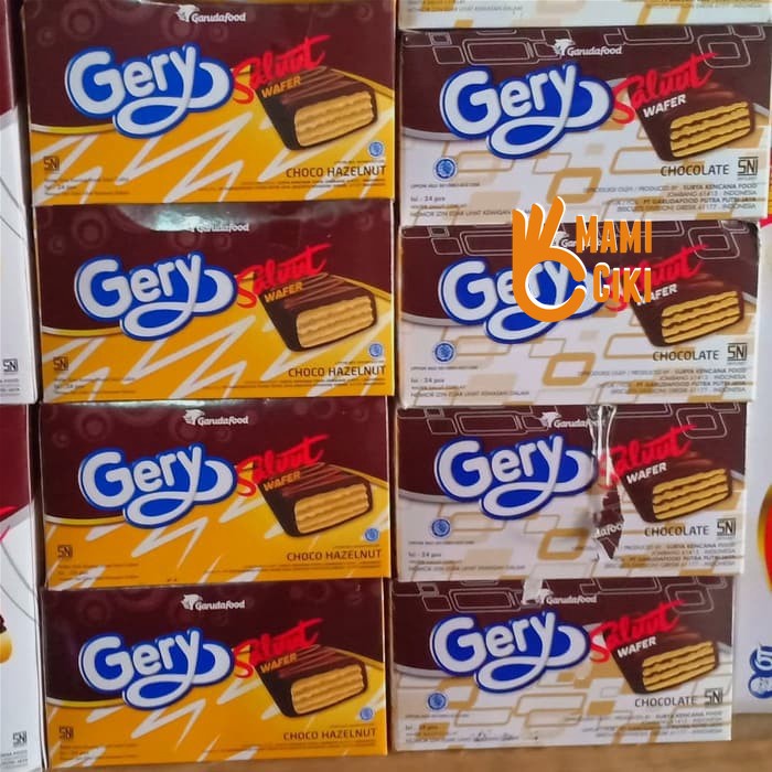 

Gery Salut Saluut Wafer Coklat Choco Hazelnut Isi 24pcs [HARGA MURAH]