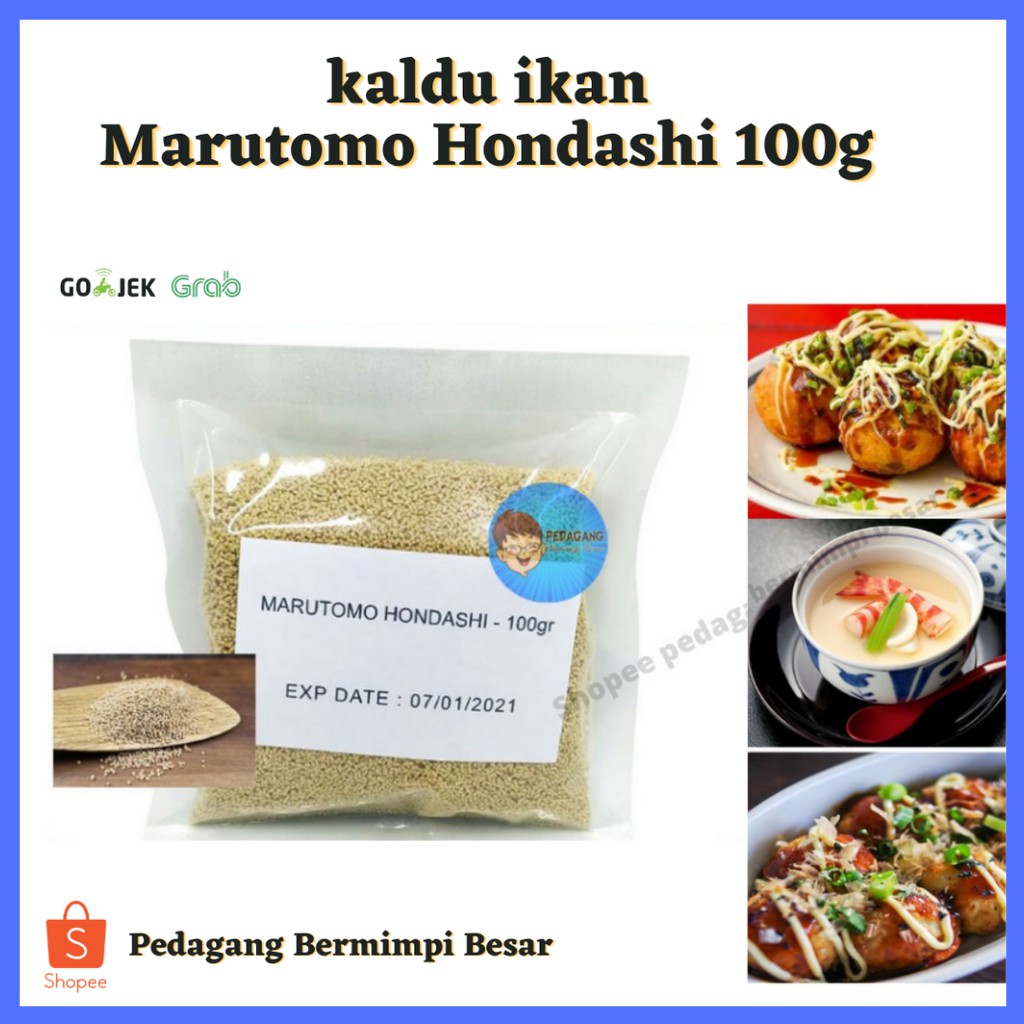 

Marutomo Hondashi Share Size 100gr | Kaldu Ikan
