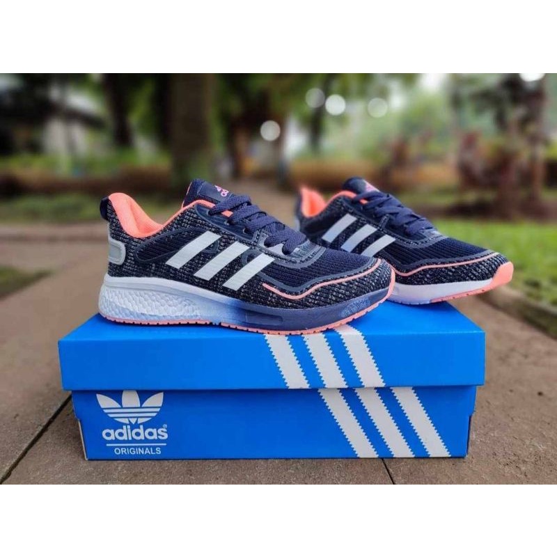 ADIDAS NEO WOMEN | Sepatu Olahraga Lady rose Jogging Running Import Quality Gaya Trendy