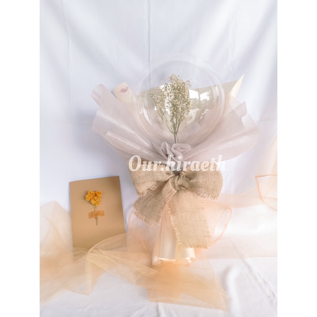 BUKET BALON/ BOX BALON/ FRESH/ BOUQUET/ HADIAH/ WISUDA/ BUCKET BALLOON/ ULANG TAHUN/ BABYBREATH/ MAL