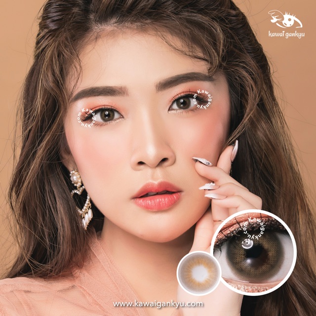 KawaiGankyu Softlens - Princess desire amber (1botol)