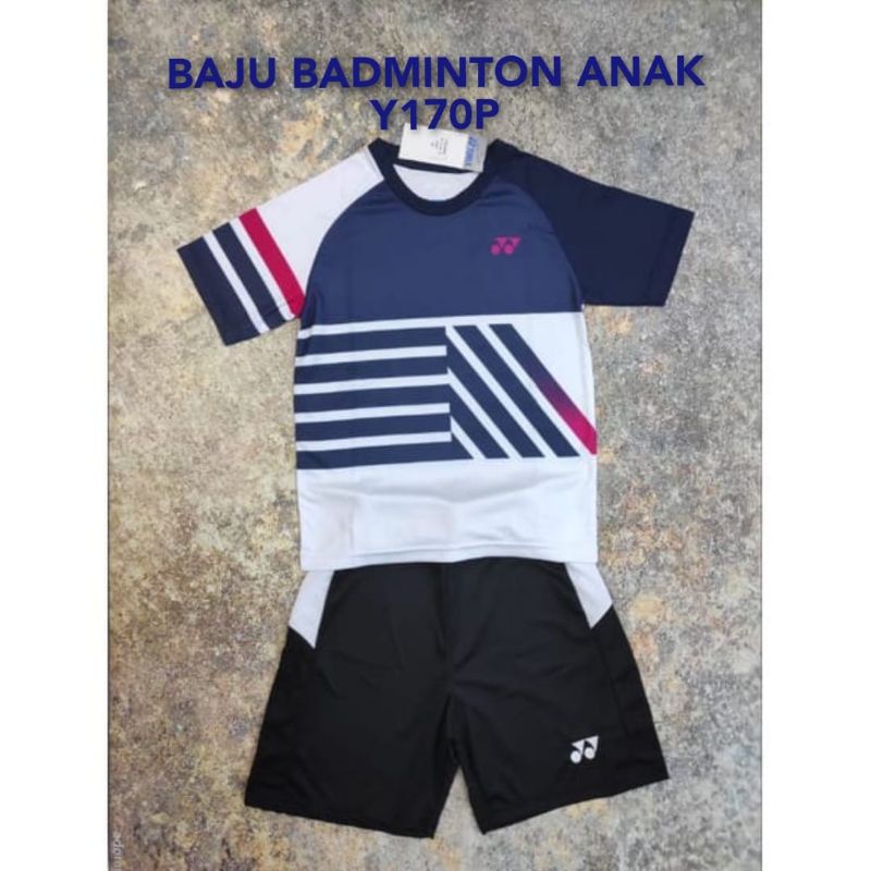 BAJU BADMINTON ANAK/ SETELAN ANAK BULUTANGKIS LINING