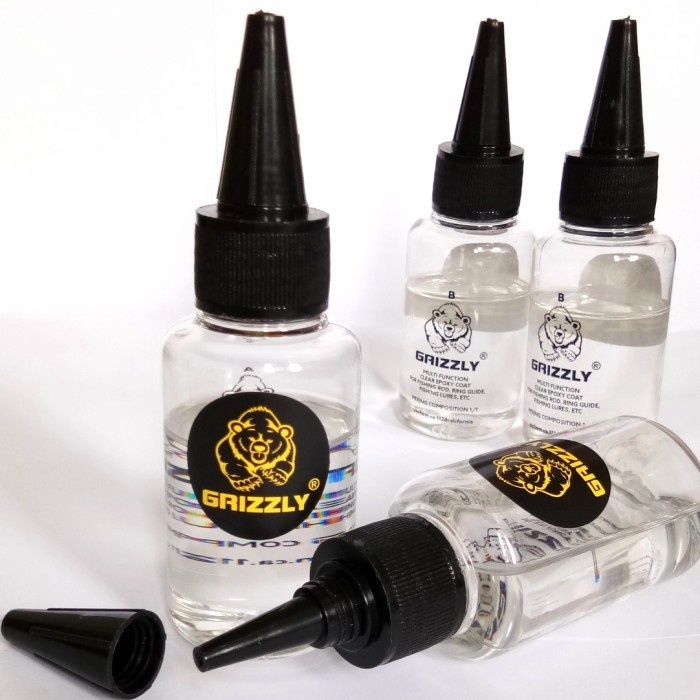 Resin epoxy lem epoxy bening untuk custom joran ring guide