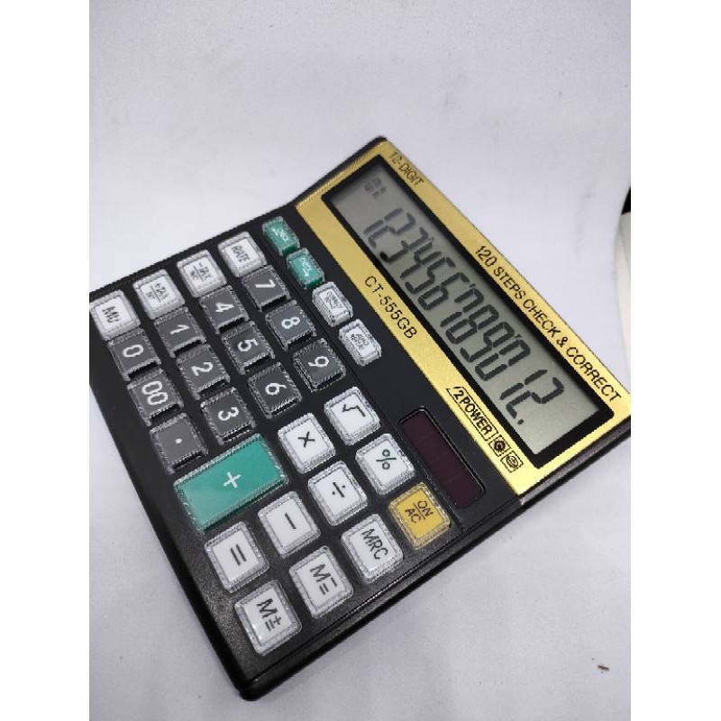 

kalkulator calculator dagang tombol mika ct 555GB