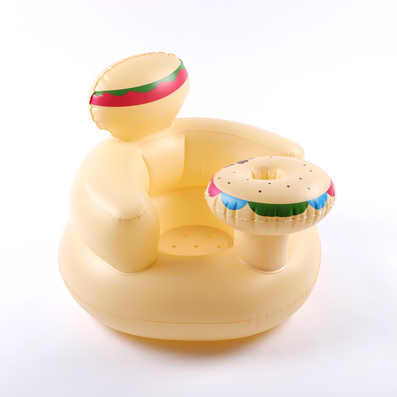HUAYI MALL 100% jkt ready sofa bayi / kursi bayi pompa untuk belajar duduk, makan, main dan mandi ada musik cocok untuk bayi 4 bulan - 3 tahun