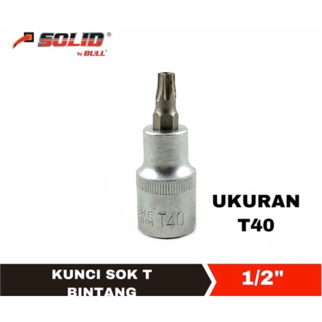 Kunci Sok Bintang Kunci Shock Bintang Solid T40