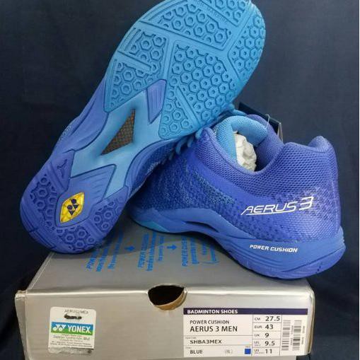 'Terbaru' * SEPATU BADMINTON YONEX AERUS 3 BLUE ORIGINAL by ndeso grosir Gratis Ongkir *termurah
