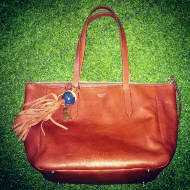 Fossil sydney shopper brown