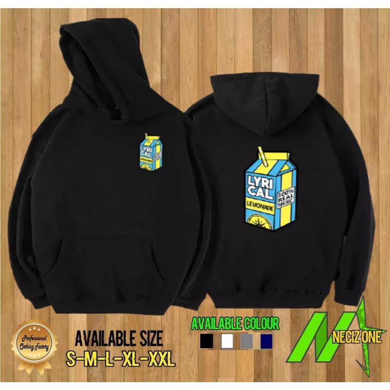 HOODIE MUSIC PRIA WANITA UNISEX KEREN LYRICAL LEMONADE BAHAN COTTON FLEECE