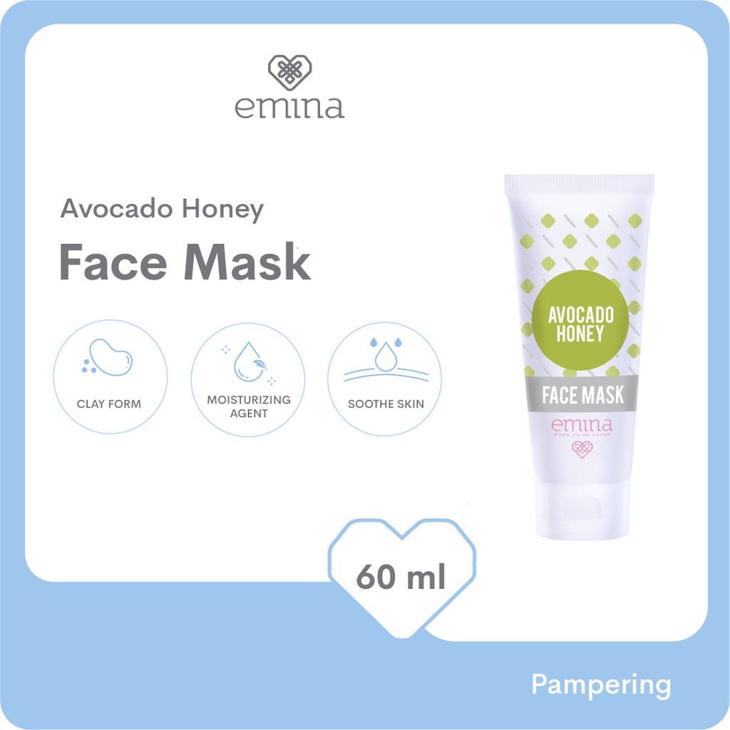 EMINA Masker Avocado Honey Face Mask 60mL