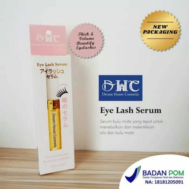 NEW DHC EYE LASH SERUM BPOM - DHC EYELASH SERUM PEMANJANG DAN PELENTIK BULU MATA