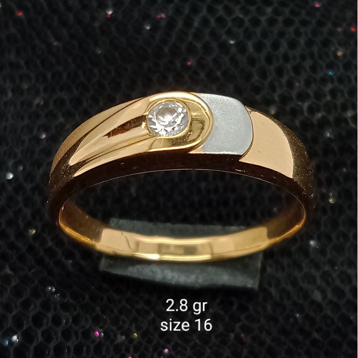 Cincin Emas 17K - 2.8 gr Kadar 750 - 1701