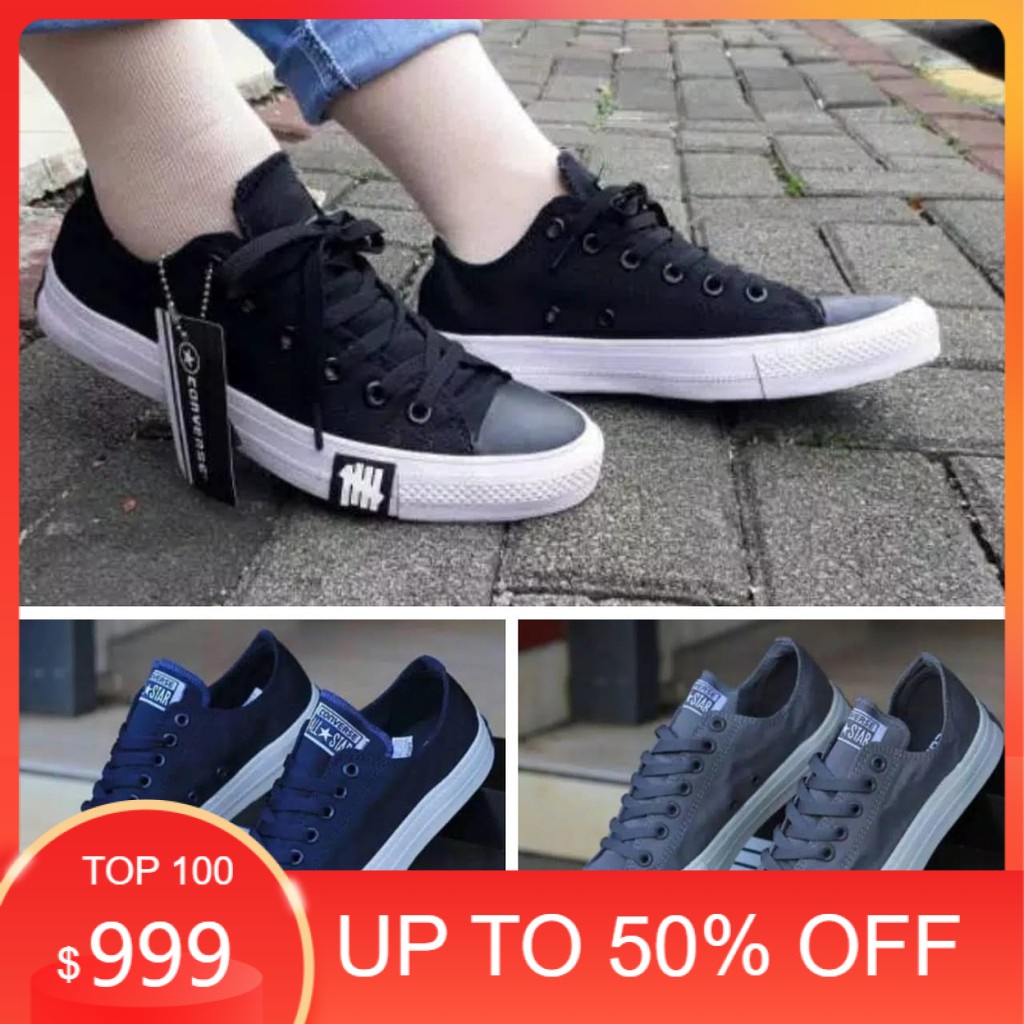 TERMURAH SEPATU CONVERSE ORIGINAL CT AS LOW BLCK WHITE ALL STAR 100% Original MADE IN VIETNAM