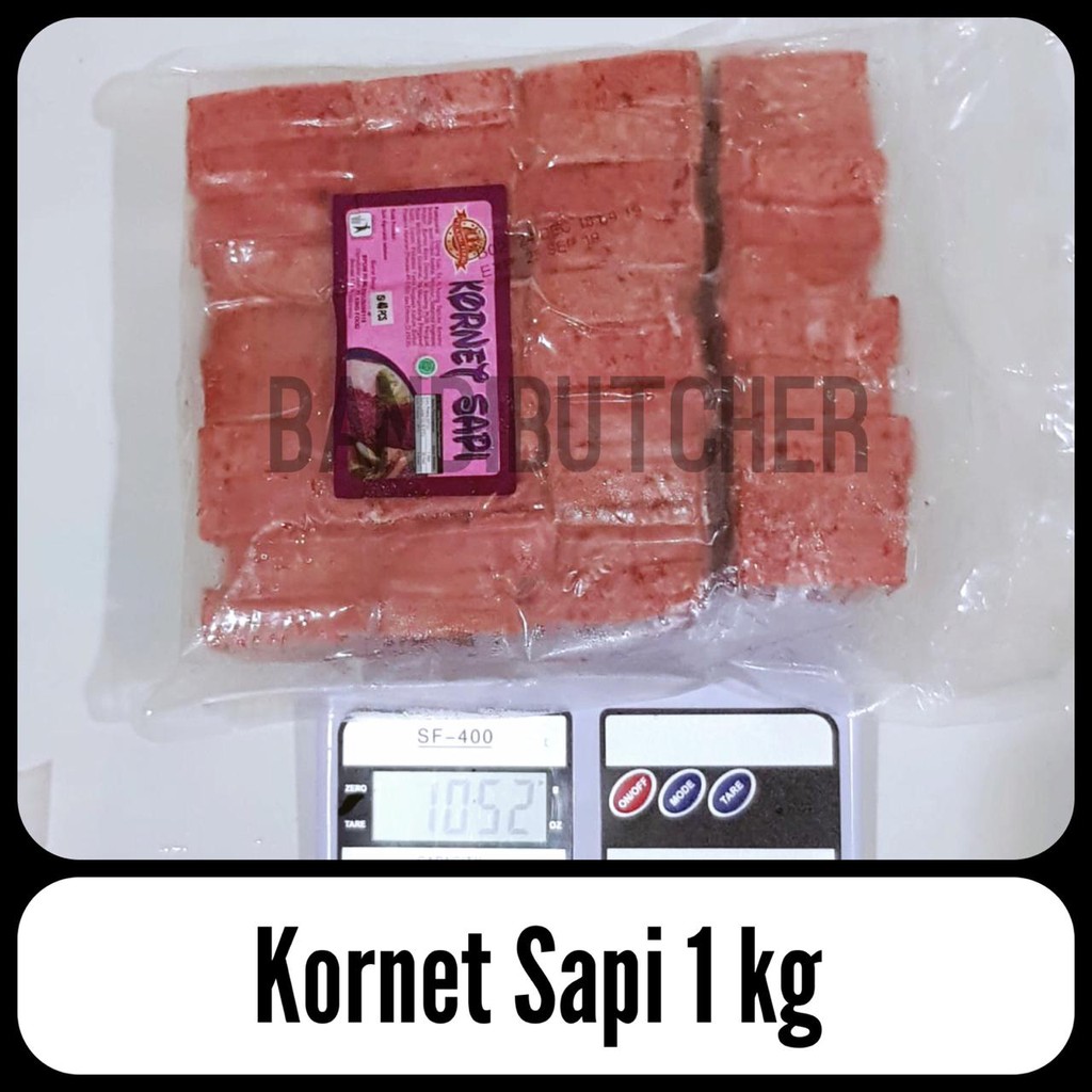 Kornet Sapi - Beef Cornet Daging Sapi King Food 1 kg Murah Bandi