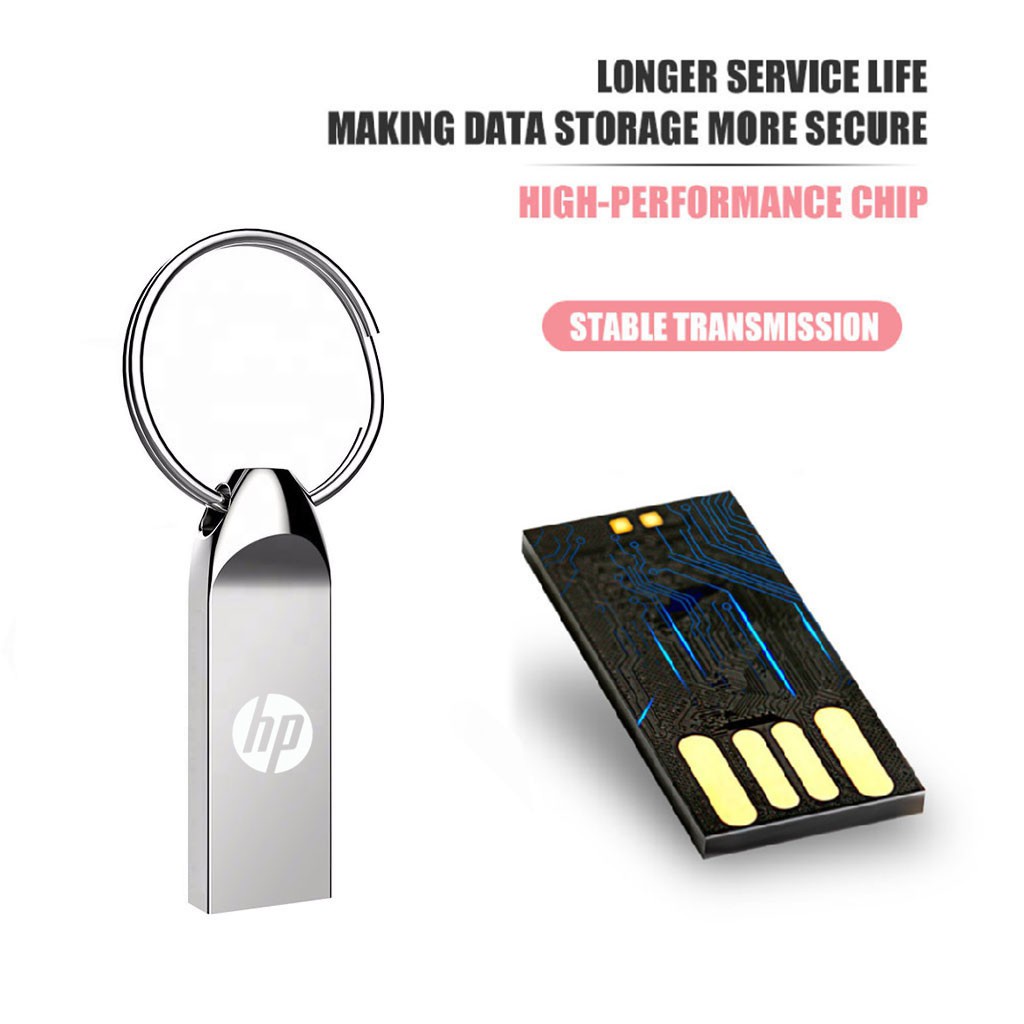 Hp Flash Disk USB 3.0 1TB Bahan Metal Anti Air Untuk PC